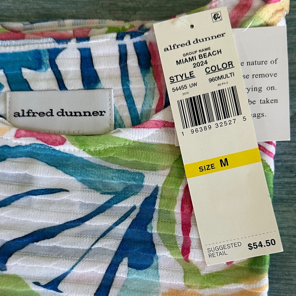 Alfred Dunner Multicolor Blouse